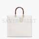 FENDI SUNSHINE MEDIUM - WHITE LEATHER SHOPPER 8BH386AMCVF0QVL (35*31*17cm)