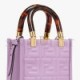 FENDI MINI SUNSHINE SHOPPER - PURPLE LEATHER MINI-BAG 8BS051AMCIF1JCO (18*13*6.5cm)