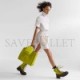 FENDI MINI SUNSHINE SHOPPER - ACID GREEN LEATHER MINI-BAG 8BS051AMCIF1JCP (18*13*6.5cm)