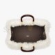 FENDI SUNSHINE LARGE - WHITE MOHAIR SHOPPER 8BH372ALG4F1IVB (40.5*35*21.5cm)