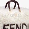 FENDI SUNSHINE LARGE - WHITE MOHAIR SHOPPER 8BH372ALG4F1IVB (40.5*35*21.5cm)