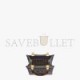 FENDI MINI SUNSHINE SHOPPER - DARK GRAY LEATHER AND ELAPHE MINI-BAG 8BS051AHN5F1DMK (18*13*6.5cm)