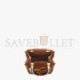 FENDI MINI SUNSHINE SHOPPER - BROWN SHEEPSKIN MINI-BAG WITH INLAY 8BS051AL9YF1HZH (18*13*6.5cm)