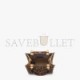 FENDI MINI SUNSHINE SHOPPER - BROWN FF FABRIC MINI-BAG 8BS051ALVXF1GE3 (18*13*6.5cm)