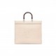 FENDI SUNSHINE MEDIUM - PALE PINK FULL GRAIN LEATHER SHOPPER 8BH386ALFYF065R (35*31*17cm)