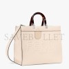 FENDI SUNSHINE MEDIUM - PALE PINK FULL GRAIN LEATHER SHOPPER 8BH386ALFYF065R (35*31*17cm)