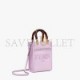 FENDI MINI SUNSHINE SHOPPER - LILAC LEATHER MINI BAG 8BS051ABVLF1HOV (18*13*6.5cm)