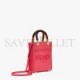 FENDI MINI SUNSHINE SHOPPER - FUCHSIA LEATHER MINI BAG 8BS051ABVLF1HB7 (18*13*6.5cm)