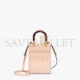 FENDI MINI SUNSHINE SHOPPER - PALE PINK LEATHER MINI BAG 8BS051ABVLF1HDG (18*13*6.5cm)