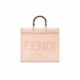 FENDI SUNSHINE MEDIUM - PALE PINK LEATHER SHOPPER 8BH386ABVLF14N1 (35*31*17cm)