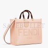 FENDI SUNSHINE MEDIUM - PALE PINK LEATHER SHOPPER 8BH386ABVLF14N1 (35*31*17cm)