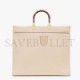 FENDI LARGE FENDI SUNSHINE - PINK LEATHER SHOPPER 8BH372ABVLF1BA9 (40.5*35*21.5cm)