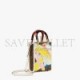 FENDI MINI SUNSHINE SHOPPER - FF PRINTED FABRIC MINI BAG 8BS051AJH9F1HDV (18*13*6.5cm)