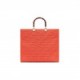 FENDI SUNSHINE MEDIUM - RED FF FABRIC SHOPPER 8BH386AHWCF0PG3 (35*31*17cm)