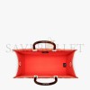 FENDI SUNSHINE MEDIUM - RED FF FABRIC SHOPPER 8BH386AHWCF0PG3 (35*31*17cm)