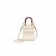 FENDI MINI SUNSHINE SHOPPER - WHITE LEATHER MINI-BAG 8BS051ABVLF0K7E (18*13*6.5cm)