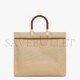 FENDI SUNSHINE MEDIUM - BEIGE CANVAS BAG 8BH386ABVVF1E1A (35*31*17cm)