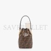 FENDI MON TRESOR - BROWN LEATHER MINI BAG 8BS010A659F13VK (18*12*10cm)