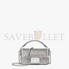 FENDI BAGUETTE MINI - SILVER CRYSTALS BAG 8BS017AMWNF1KG0 (19*11.5*4cm)