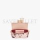 FENDI BAGUETTE MINI - DARK RED SEQUIN AND LEATHER BAG 8BS017AMP0F0V3L (19*11.5*4cm)