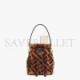 FENDI MON TRESOR - MINI-BAG IN BROWN SHEEPSKIN 8BS010A8HPF180S (18*12*10cm)