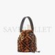 FENDI MON TRESOR - MINI-BAG IN BROWN SHEEPSKIN 8BS010A8HPF180S (18*12*10cm)