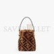 FENDI MON TRESOR - MINI-BAG IN BROWN SHEEPSKIN 8BS010A8HPF180S (18*12*10cm)