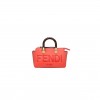 FENDI BY THE WAY MINI - RED LEATHER SMALL BOSTON BAG 8BS067ABVLF0H6C (20.5*12*9cm)