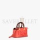 FENDI BY THE WAY MINI - RED LEATHER SMALL BOSTON BAG 8BS067ABVLF0H6C (20.5*12*9cm)