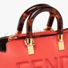 FENDI BY THE WAY MINI - RED LEATHER SMALL BOSTON BAG 8BS067ABVLF0H6C (20.5*12*9cm)