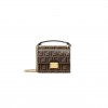 FENDI KAN U SMALL - BROWN LEATHER MINI-BAG 8M0417A659F13VK (19*13*9cm)