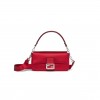 FENDI BAGUETTE - RE-EDITION BAG IN DARK RED SATIN 8BR600AL9XF0W35 (27*15*6cm)