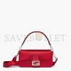 FENDI BAGUETTE - RE-EDITION BAG IN DARK RED SATIN 8BR600AL9XF0W35 (27*15*6cm)