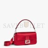 FENDI BAGUETTE - RE-EDITION BAG IN DARK RED SATIN 8BR600AL9XF0W35 (27*15*6cm)