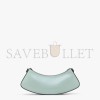 FENDI O’LOCK SWING - MINT GREEN LEATHER POUCH 8BS068AHM0F1DMZ (32*11*5cm)