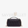 FENDI BAGUETTE CHAIN MIDI - BLACK NAPPA LEATHER BAG 8BR793AH9CF1CFJ (24*14.5*7cm)