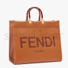 FENDI LARGE FENDI SUNSHINE - BROWN LEATHER SHOPPER 8BH372ABVLF0PWZ (40.5*35*21.5cm)