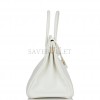 HERMES BIRKIN 35 WHITE CLEMENCE GOLD HARDWARE (35cm)