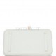 HERMES BIRKIN 35 WHITE CLEMENCE GOLD HARDWARE (35cm)