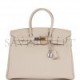 HERMES BIRKIN 35 CRAIE TOGO PALLADIUM HARDWARE 39878406209630 (35cm)