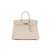 HERMES BIRKIN 35 CRAIE TOGO ROSE GOLD HARDWARE 39892639252574 (35cm)