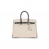 HERMES SPECIAL ORDER (HSS) BIRKIN 35 CRAIE AND BLEU NUIT TOGO PALLADIUM HARDWARE (34.9*27.9*17.8cm)