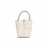 HERMES PICOTIN CARGO 18 NATA SWIFT AND TOILE CANVAS PALLADIUM HARDWARE (17.8*12.7*19.1cm)