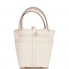 HERMES PICOTIN CARGO 18 NATA SWIFT AND TOILE CANVAS PALLADIUM HARDWARE (17.8*12.7*19.1cm)