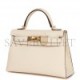 HERMES MINI KELLY SELLIER 20 NATA EPSOM GOLD HARDWARE (19.1*11.4*5.6cm)