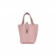 HERMES PICOTIN LOCK 18 ROSE SAKURA CLEMENCE PALLADIUM HARDWARE (17.8*12.7*19.1cm)