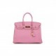 HERMES BIRKIN 35 BUBBLEGUM TOGO GOLD HARDWARE (35cm)