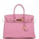 HERMES BIRKIN 35 BUBBLEGUM TOGO GOLD HARDWARE (35cm)