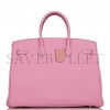 HERMES BIRKIN 35 BUBBLEGUM TOGO GOLD HARDWARE (35cm)