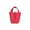 HERMES MONOCHROME PICOTIN 18 ROSE MEXICO CLEMENCE PINK HARDWARE (17.8*12.7*19.1cm)